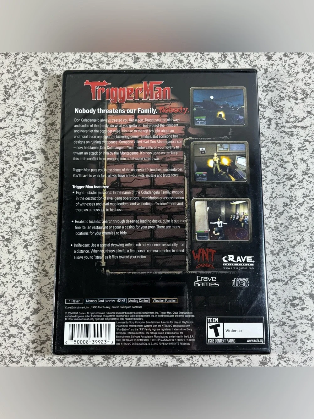 Trigger Man (Sony PlayStation 2, 2004) PS2 Brand New & Sealed